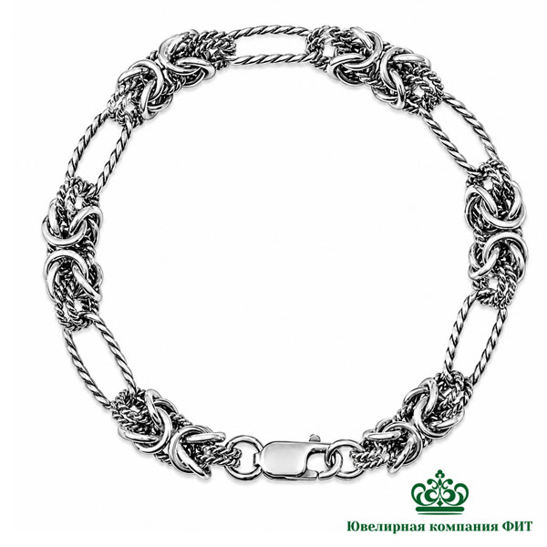 Серебряный браслет Ришелье