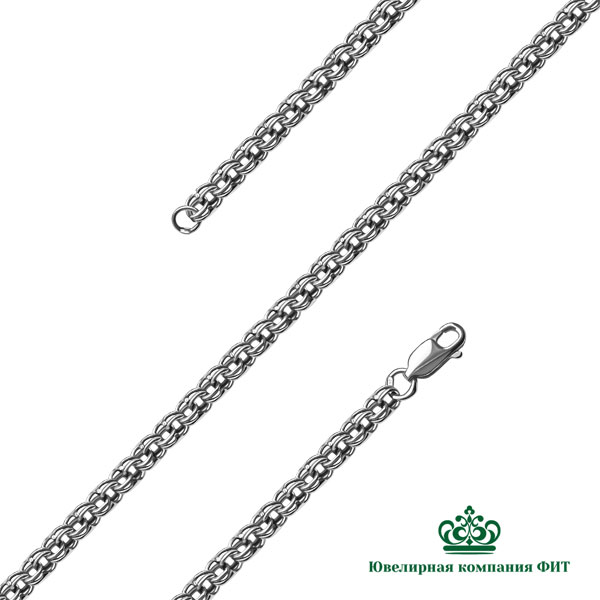 Серебряная цепь Бисмарк 15