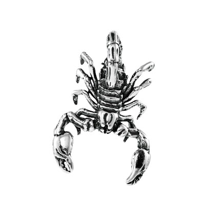 Серебряный кулон Скорпион