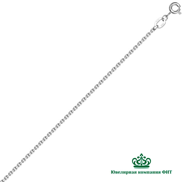 Серебряная цепь Кобра граненая 