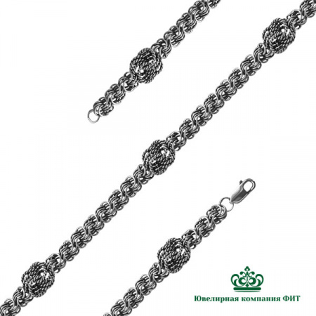 Серебряная цепь Шиповник