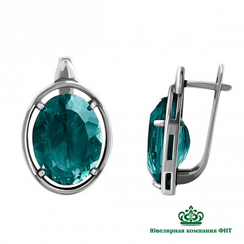 Серебряные серьги Круиз