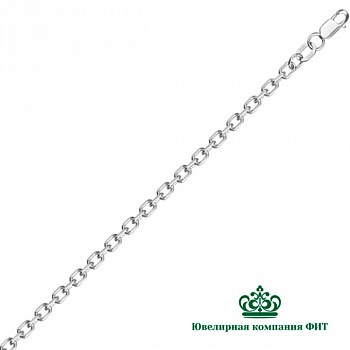 Серебряная цепь Ролло граненая