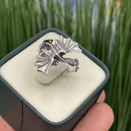 Серебряное Кольцо Дракон