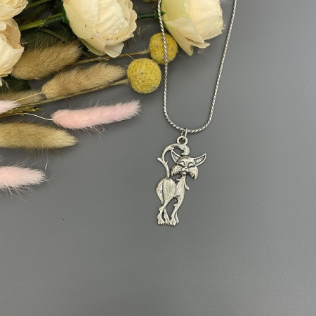 Серебряный кулон Кошка Матильда
