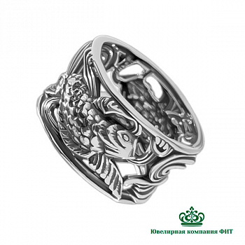 Серебряное кольцо Лагуна