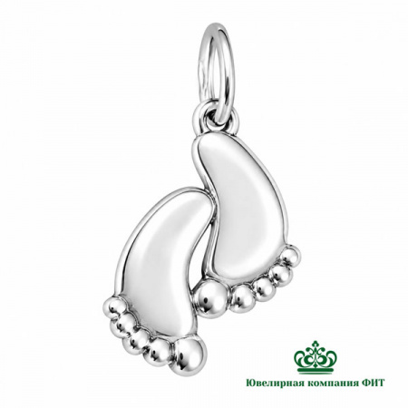 Серебряный кулон Пяточки