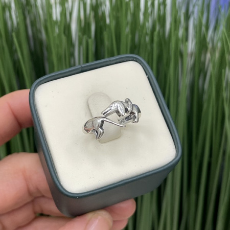 Серебряное кольцо Такса