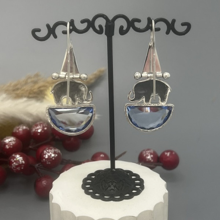 Серьги Слоны