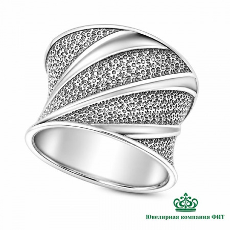 Серебряное кольцо Комета