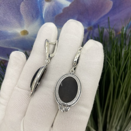 Серебряные серьги Венеция