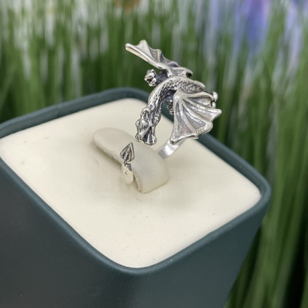 Серебряное Кольцо Дракон
