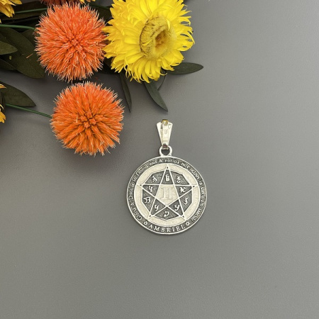 Серебряный кулон Знак зодиака Близнецы