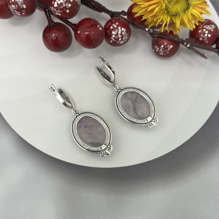 Серебряные серьги Венеция