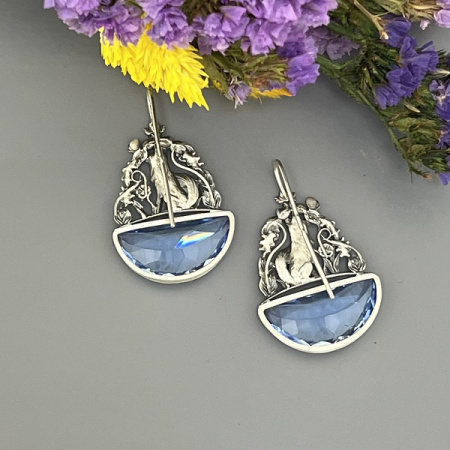 Серьги Лисички