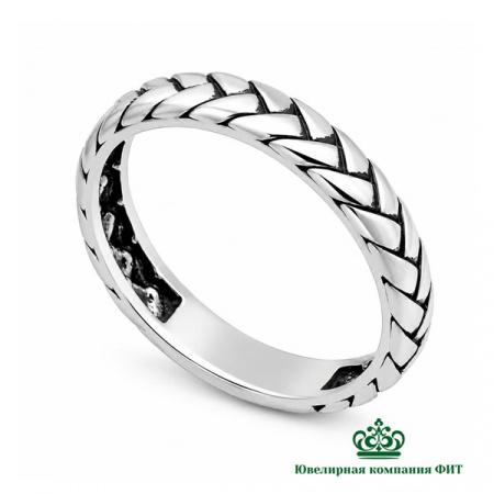 Серебряное кольцо Колос