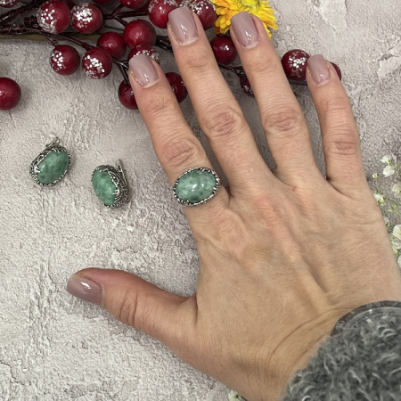 Серебряные серьги Премьера 