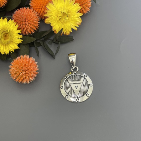 Серебряный оберег  Знак Велеса