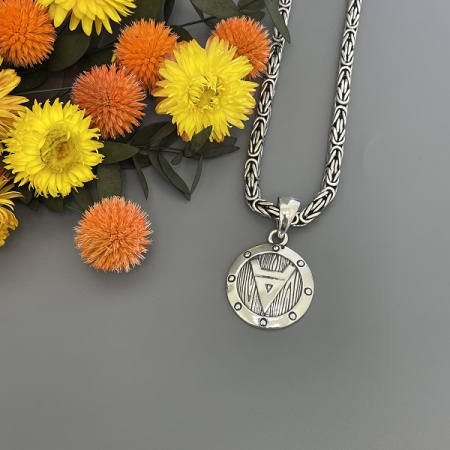 Серебряный оберег  Знак Велеса