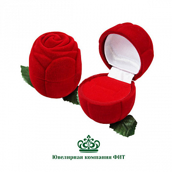 Подарочный футляр для ювелирных изделий Роза