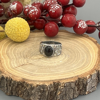 Серебряное кольцо Цветок 