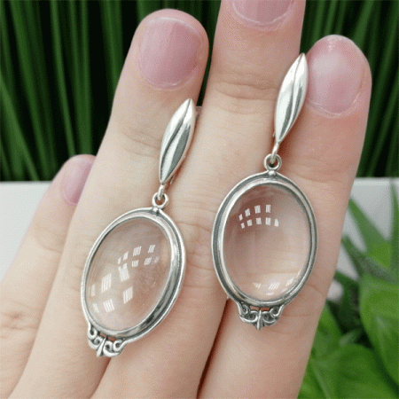 Серебряные серьги Венеция 