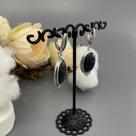 Серебряные серьги Венеция 
