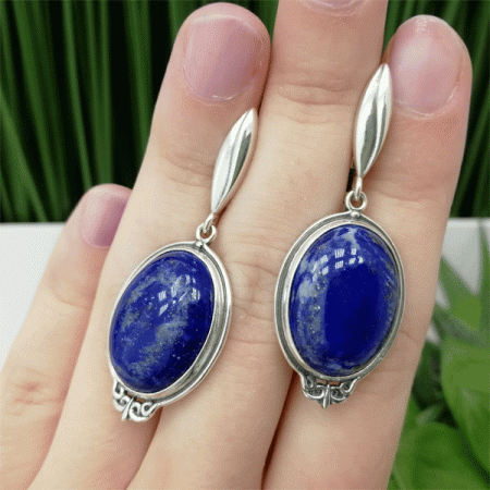 Серебряные серьги Венеция
